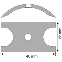 Johnson 1/2 Cam Plate 01-45084