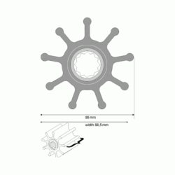 Johnson 09-802B Impeller Kit