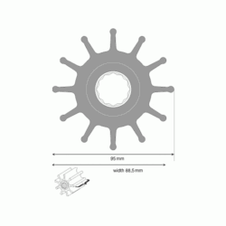 Johnson 09-814B Impeller Kit