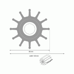 Johnson 09-820B Impeller Kit
