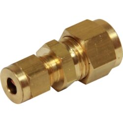 AG Brass Straight Coupling 5/16" x 3/16"