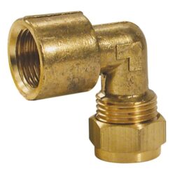 AG Brass Female Stud Elbow Coupling