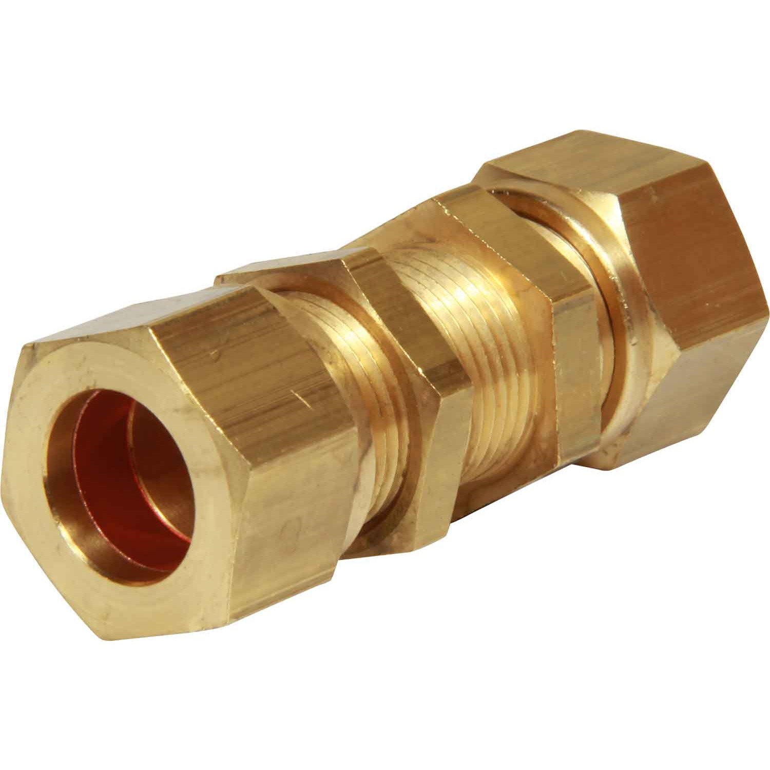 AG Brass Bulkhead Coupling 15mm Tube OD 1 AG Brass Bulkhead Coupling 15mm Tube OD