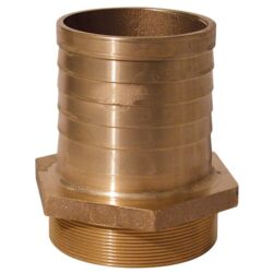AG Bronze Straight Hose Tail