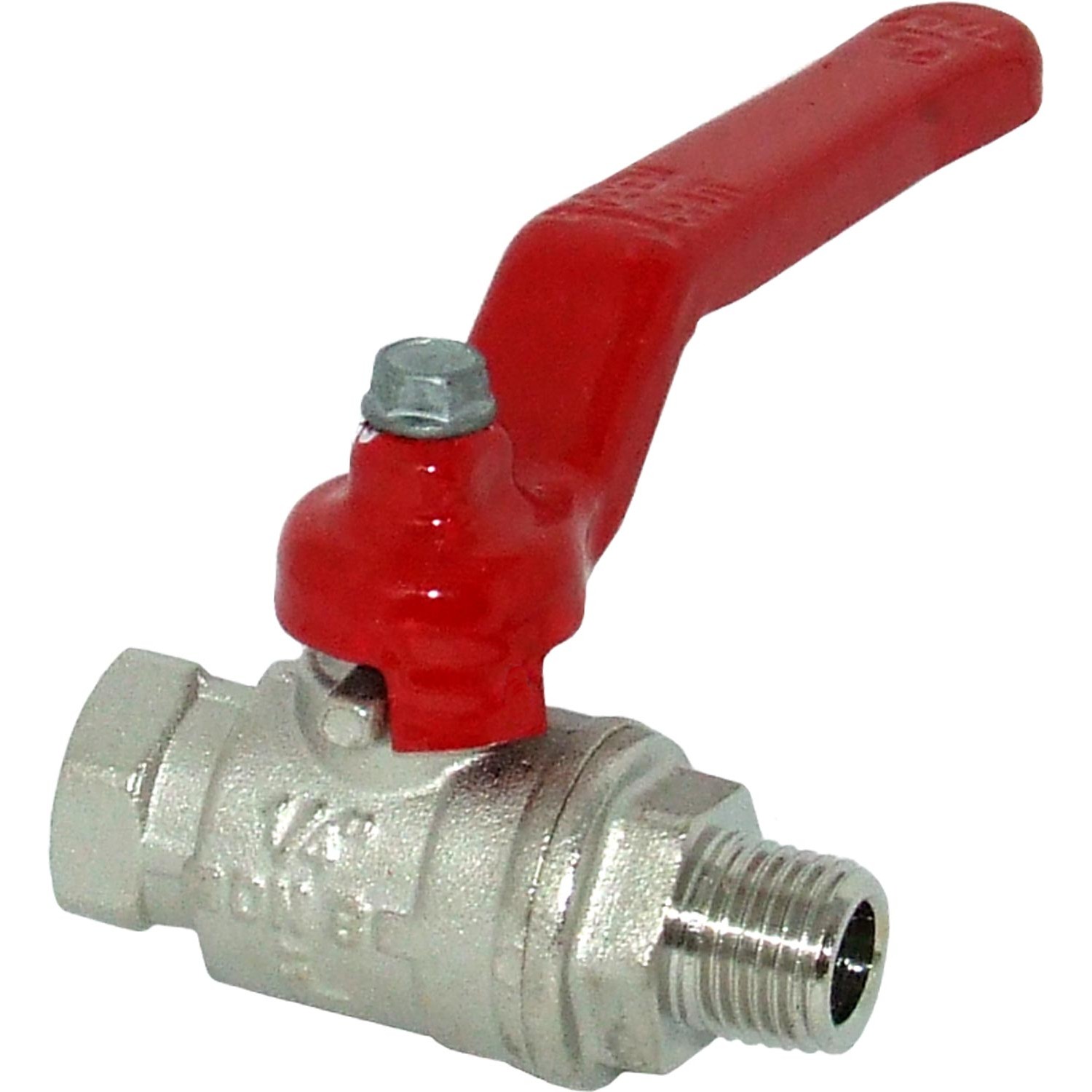 AG Lever Ball Valve PN50 1/4" BSP Male to Female 1 AG Lever Ball Valve PN50 1/4" BSP Male to Female