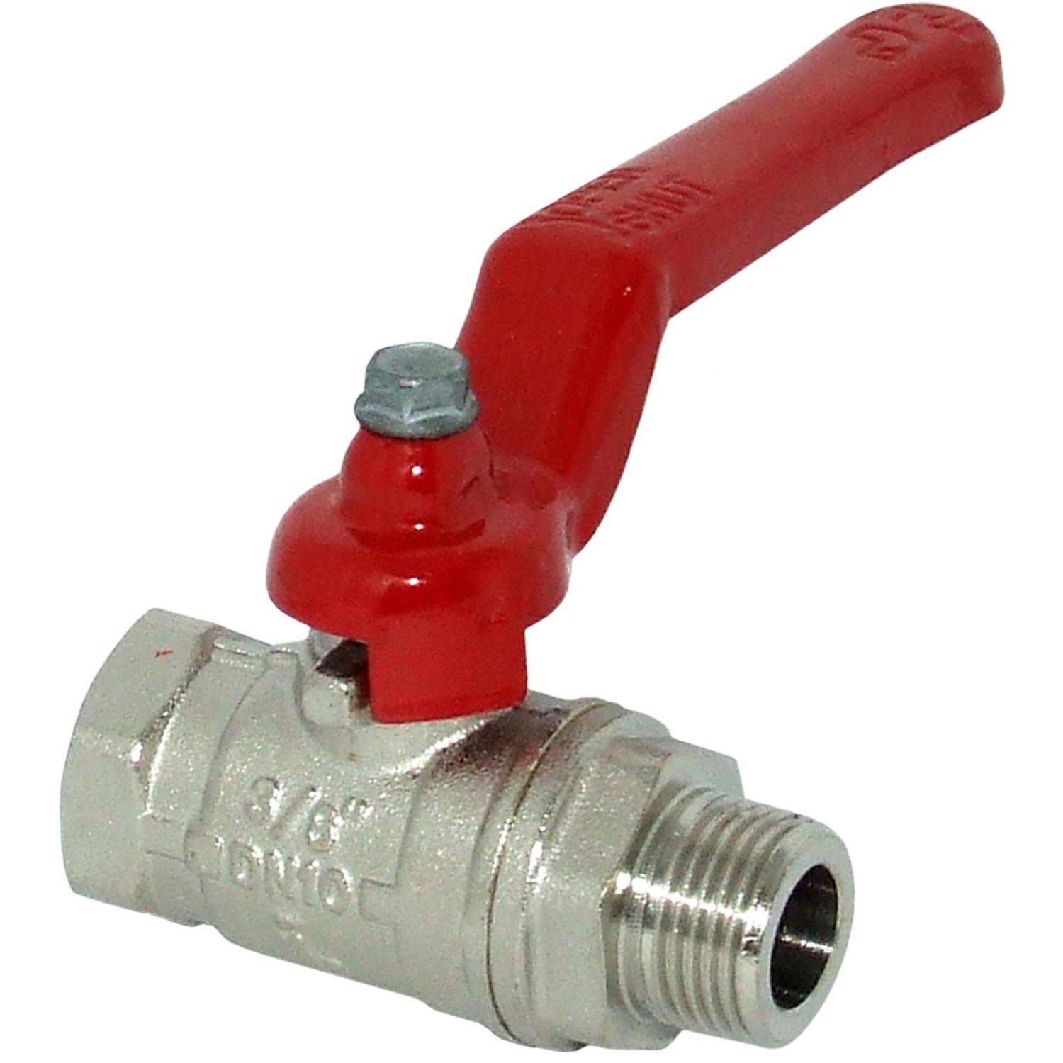 AG Lever Ball Valve PN50 3/8" BSP Male to Female 1 AG Lever Ball Valve PN50 3/8" BSP Male to Female