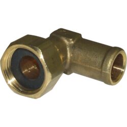 AG DZR Brass 90 Degree Cap & Hose Tail