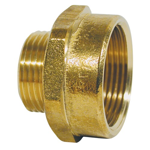 AG DZR Hex Reducing Adaptor Nipple (1/2" BSP Female to 1/4" BSP Male) 1 AG DZR Hex Reducing Adaptor Nipple