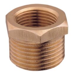 AG Bronze Hex Bush 1/2" BSP Taper Male x 1/4" BSP Female