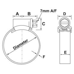 JCS Hi-Grip Hose Clip