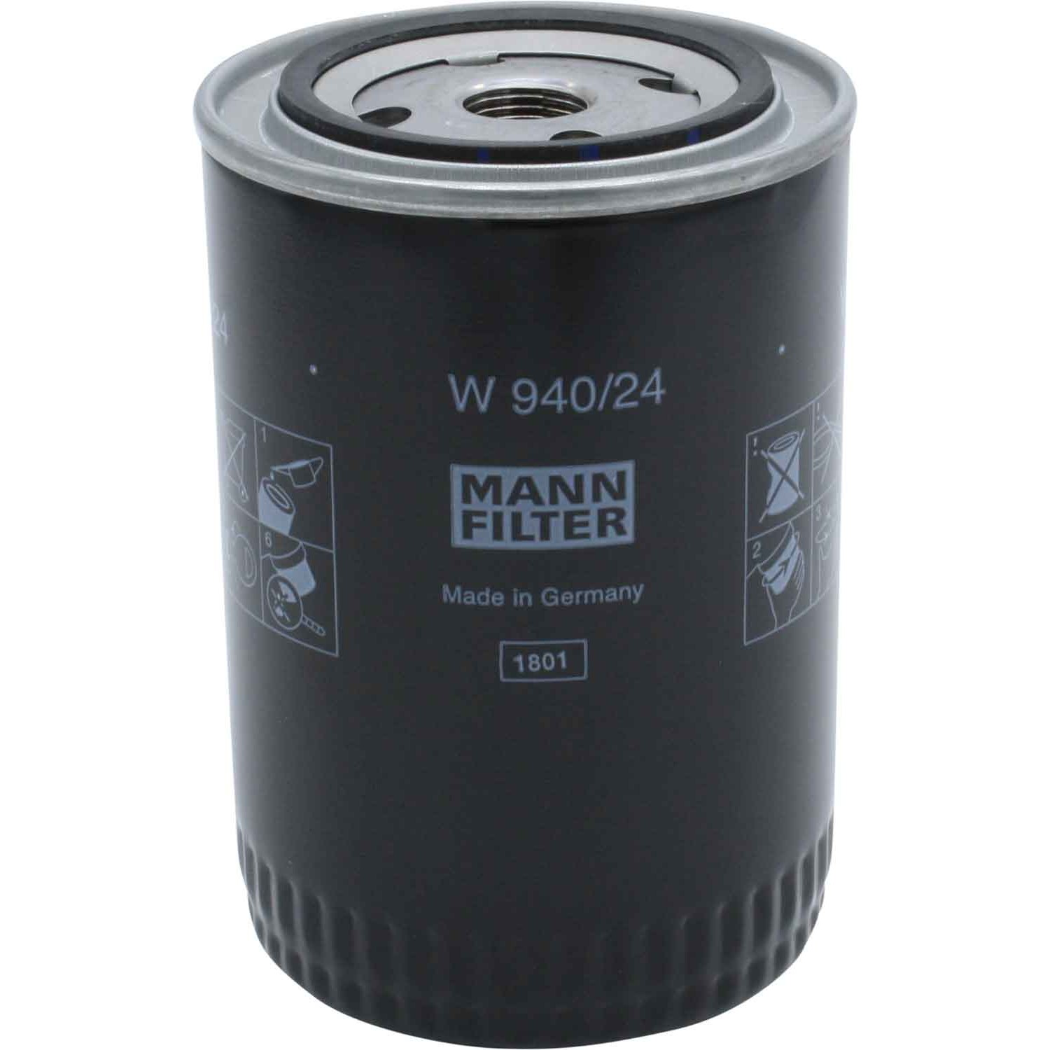Mann W 940/24 Marine Spin-On Oil Filter Element For Perkins M90 1004 1 Mann W 940/24 Marine Spin-On Oil Filter