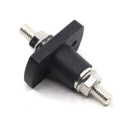Blue Sea Feed Through Connector 3/8" Black