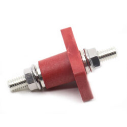 Blue Sea Feed Through Connector 3/8" Red