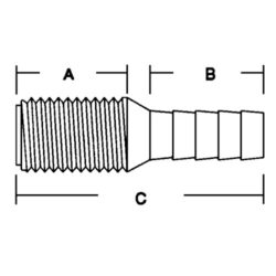Forespar Plastic Hose Union