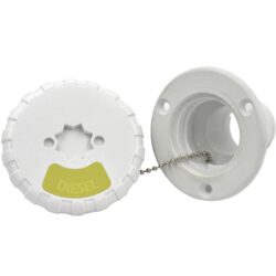 Trem White Plastic Diesel Deck Filler