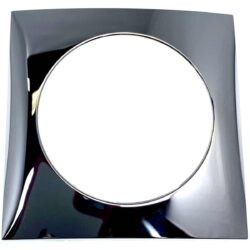 W4 Single Socket Frame in Gloss Chrome