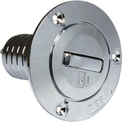 Foresti & Suardi Chrome Plated Brass Diesel Deck Filler