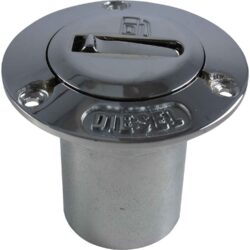 Foresti & Suardi Chrome Plated Brass Diesel Deck Filler