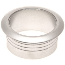 AG Push Lock Rosette with Flush Nickel Finish