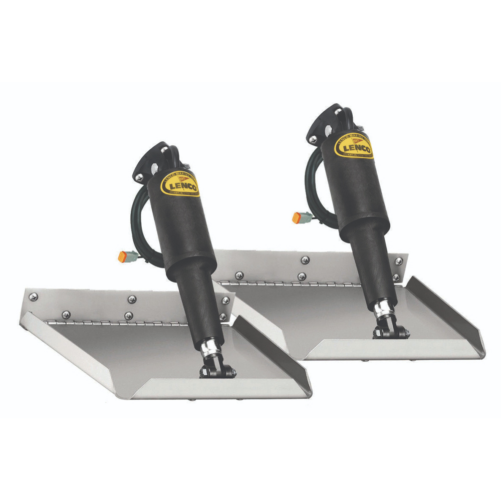 Lenco 9" x 12" Edge Mount Trim Tab Kit 1 Lenco 9" x 12" Edge Mount Trim Tab Kit