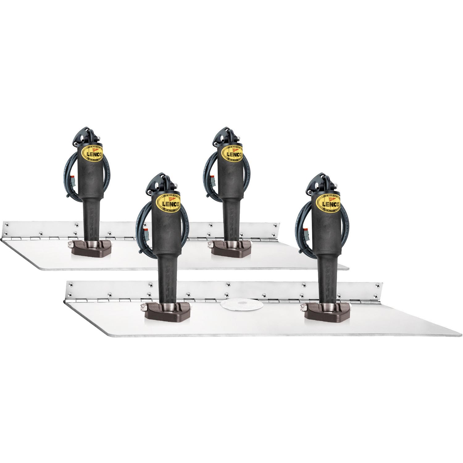 Lenco 16" x 30" Super Strong Trim Tab Kit (24V / Dual Actuator) 1 Lenco 16" x 30" Super Strong Trim Tab Kit