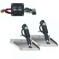 Lenco 12" x 12" Complete Edge Mount Trim Tab Kit