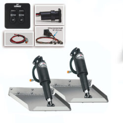 Lenco 12" x 12" Complete Edge Mount Trim Tab Kit