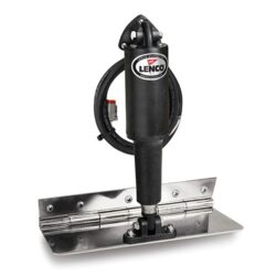 Lenco 4" x 12" Limited Space Trim Tab Kit Polished