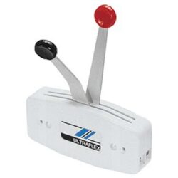 Ultraflex Two Lever Outboard Control Surface Mount Grey