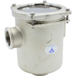 Maestrini Brass Bracket Mounted Water Strainer