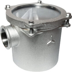 Maestrini Bronze Bracket Mounted Water Strainer