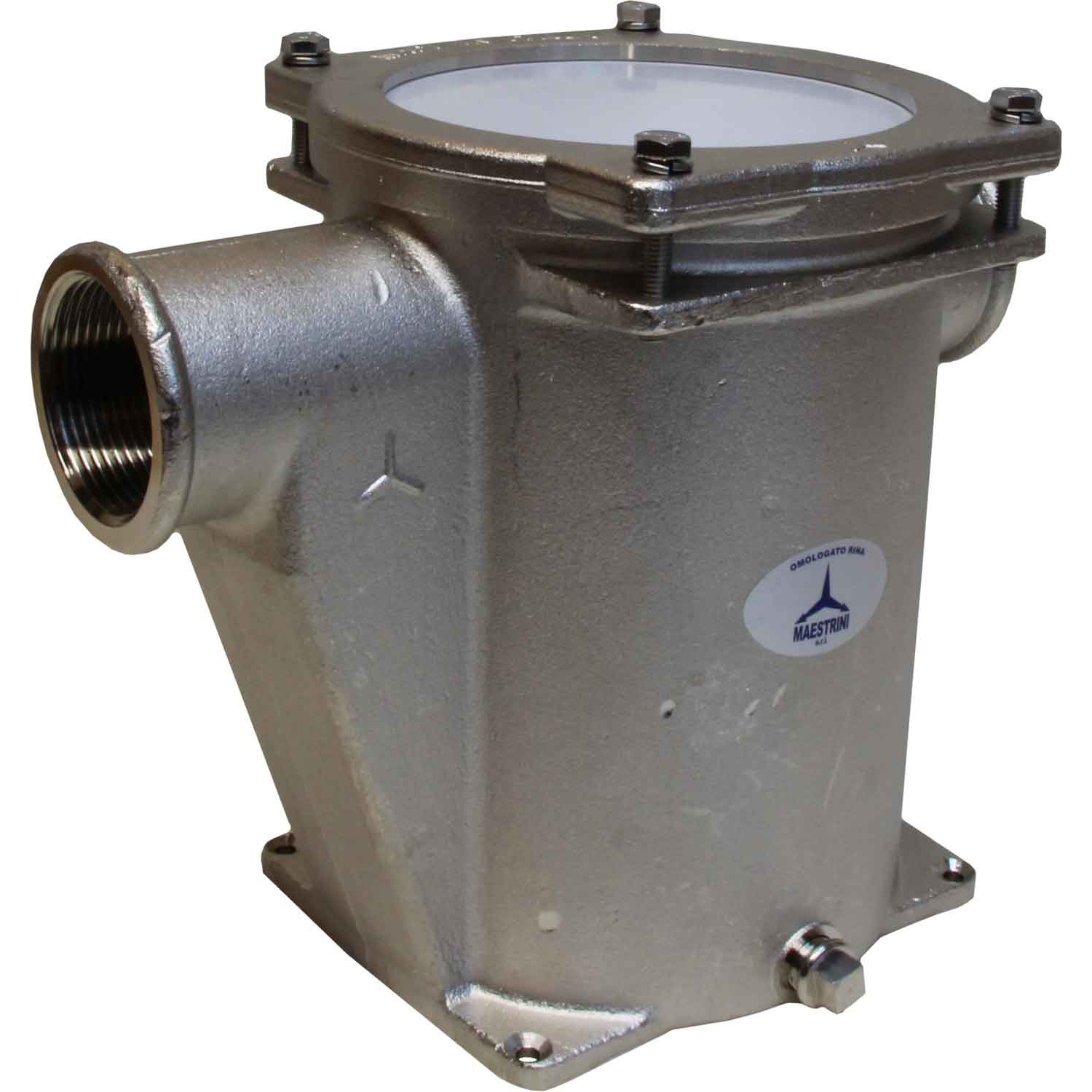 Maestrini Brass Base Mounted Water Strainer (1-1/2" BSP Female) 1 Maestrini Brass Base Mounted Water Strainer