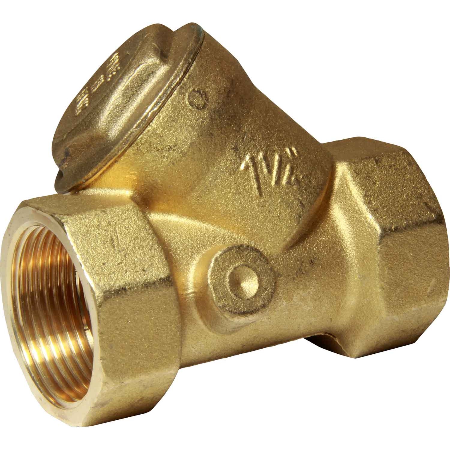 Maestrini Brass Inline 'Y' Shaped Strainer (1-1/4" BSP) 1 Maestrini Brass Inline 'Y' Shaped Strainer