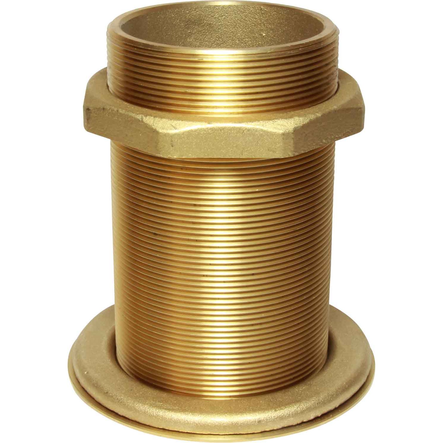 Maestrini Brass Skin Fitting (Inclined, 4" BSP, 209mm Long) 1 Maestrini Brass Skin Fitting