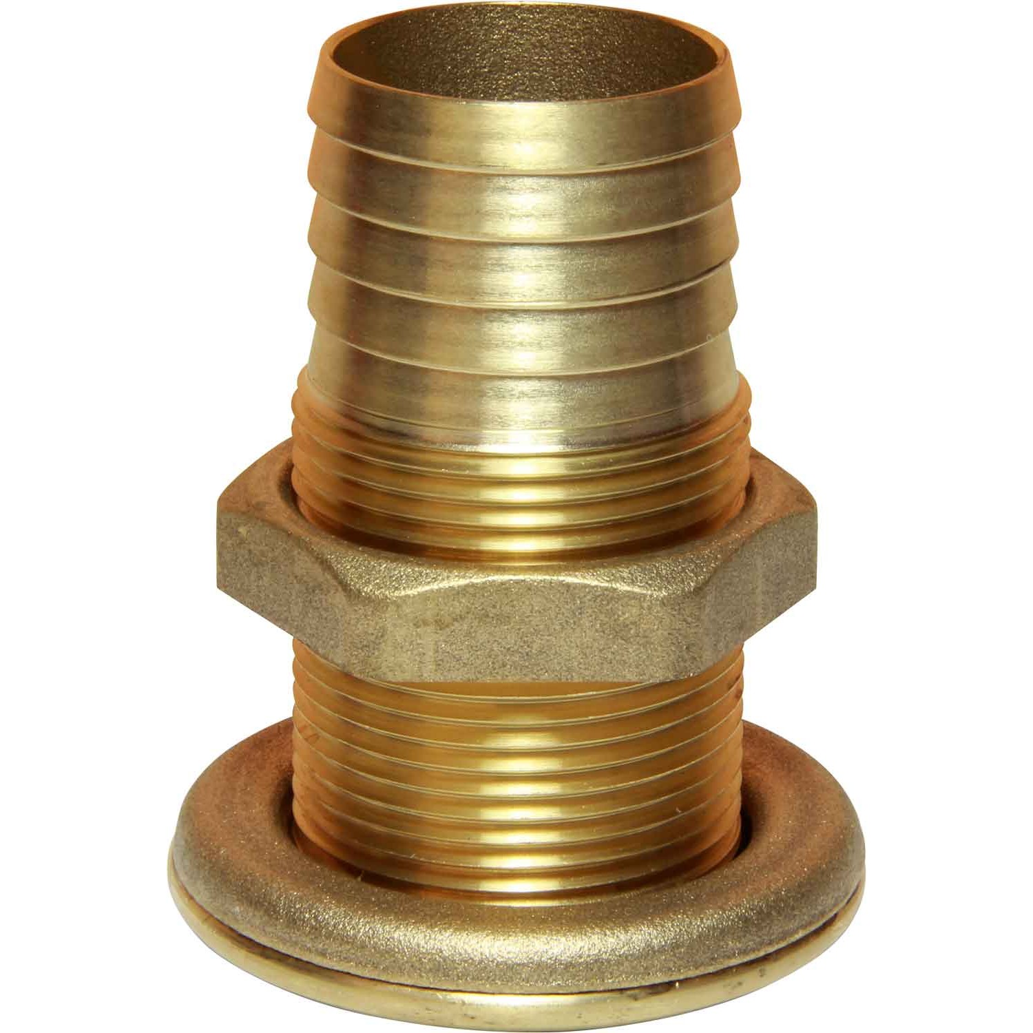 Maestrini DZR Through Hull Skin Fitting (1-1/4" BSP, 38mm Hose Tail) 1 Maestrini DZR Through Hull Skin Fitting