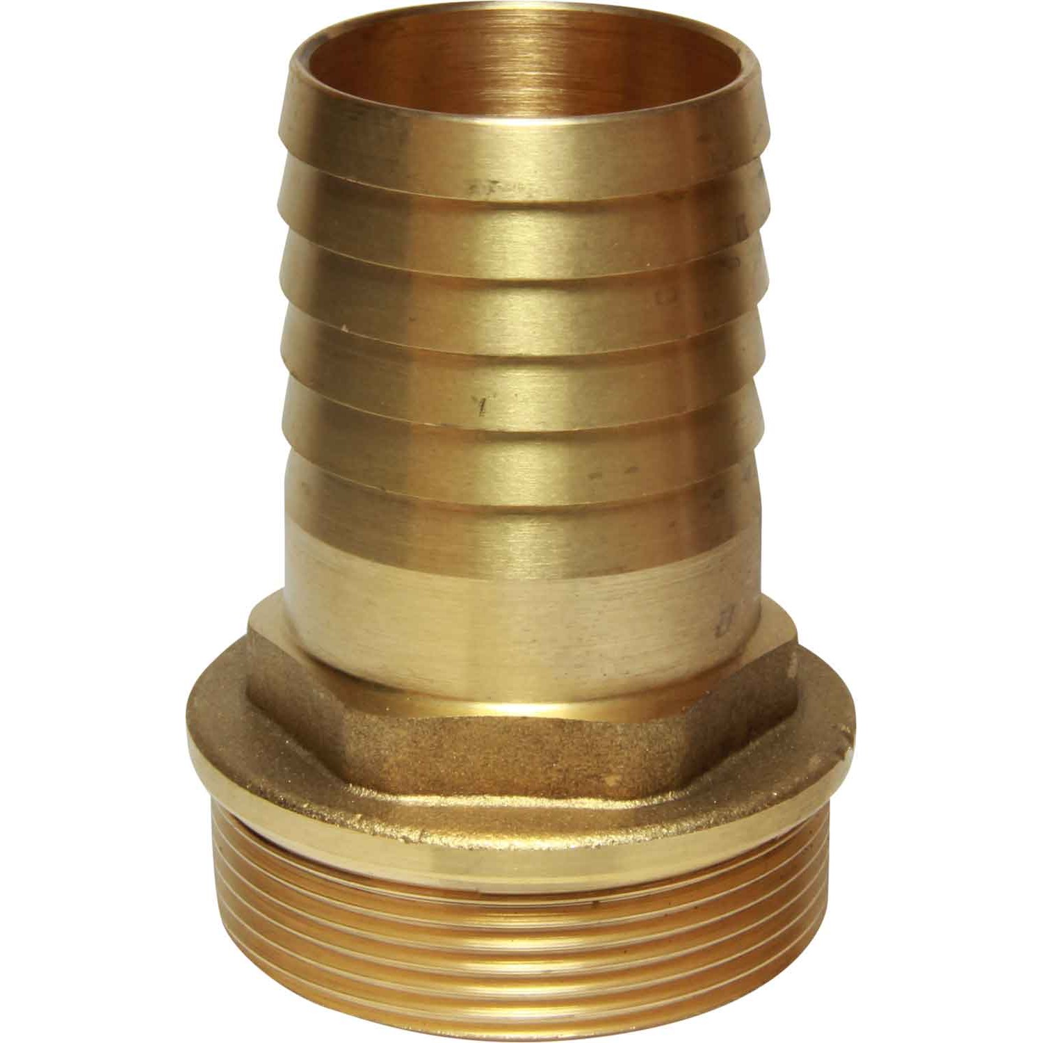 Maestrini Brass Straight Hose Tail (2" BSP Male to 45mm Hose) 1 Maestrini Brass Straight Hose Tail