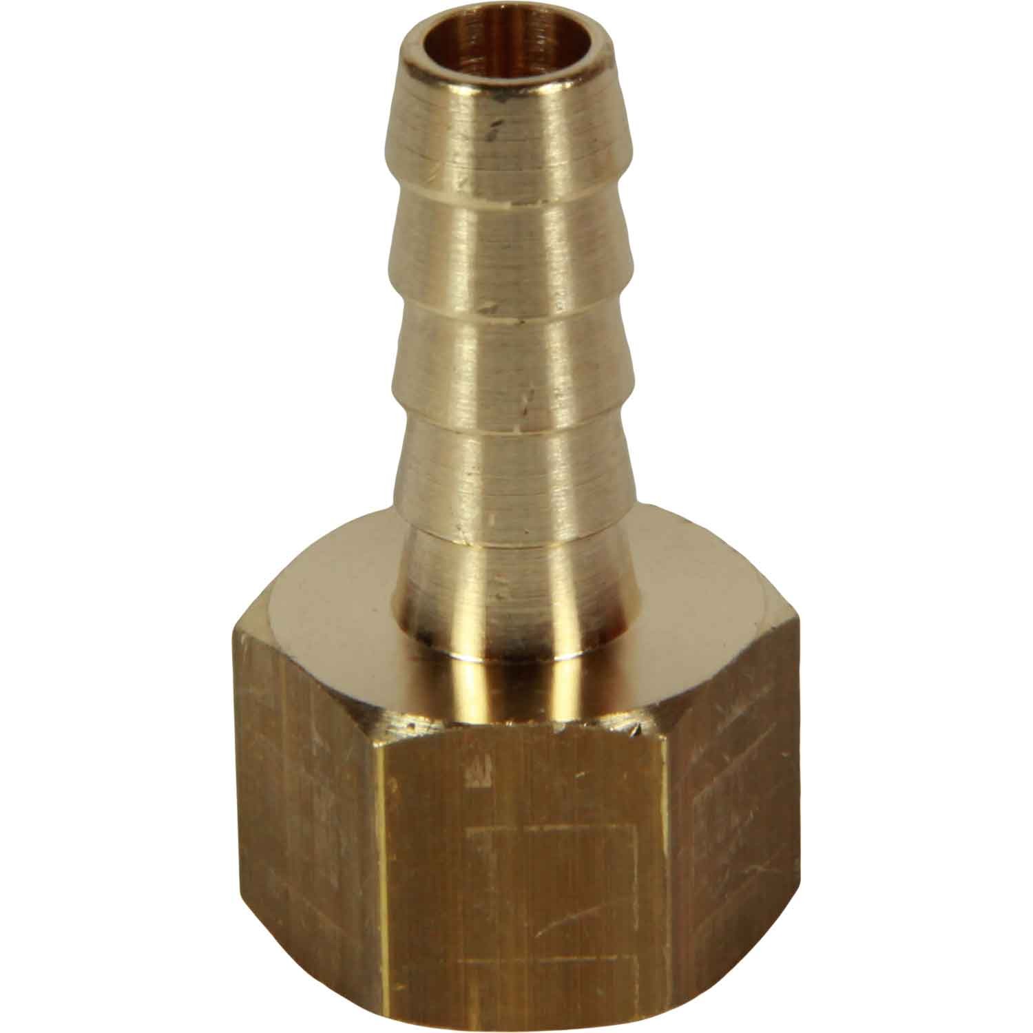 Maestrini Brass Straight Hose Tail (3/8" BSP Female to 10mm Hose) 1 Maestrini Brass Straight Hose Tail