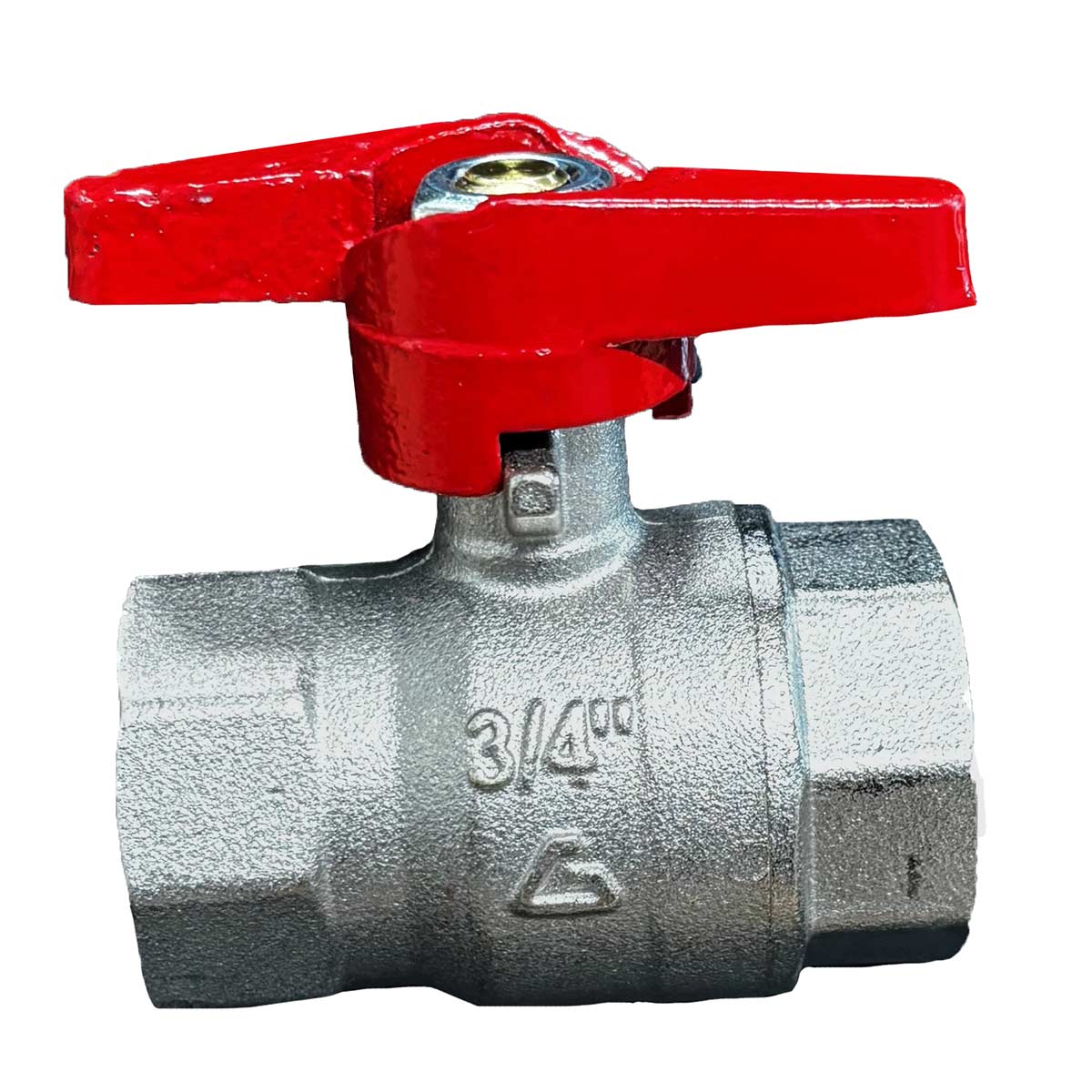 Maestrini Brass Tee Handle Ball Valve (3/4" BSP Female) 1 Maestrini Brass Tee Handle Ball Valve