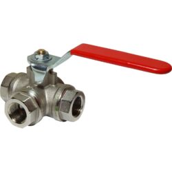 Maestrini Brass Reduced Passage L Port Valve