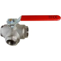 Maestrini Brass Reduced Passage L Port Valve