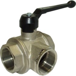 Maestrini Brass Reduced Passage L Port Valve