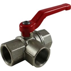 Maestrini Brass Full Bore T Port Valve