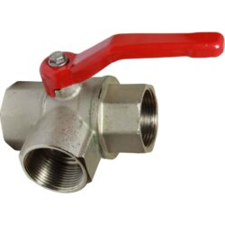 Maestrini Brass Full Bore T Port Valve