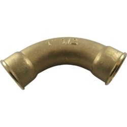 Maestrini Brass Swept 90 Degree Elbow