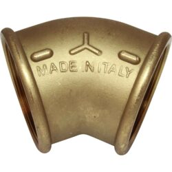 Maestrini Brass Compact 45 Degree Elbow