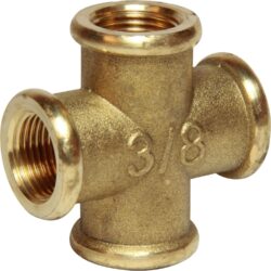 Maestrini Brass Equal Cross Fitting