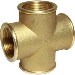 Maestrini Brass Equal Cross Fitting
