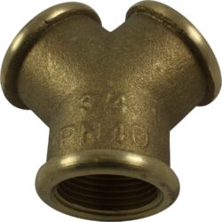 Maestrini Brass Equal Y Fitting