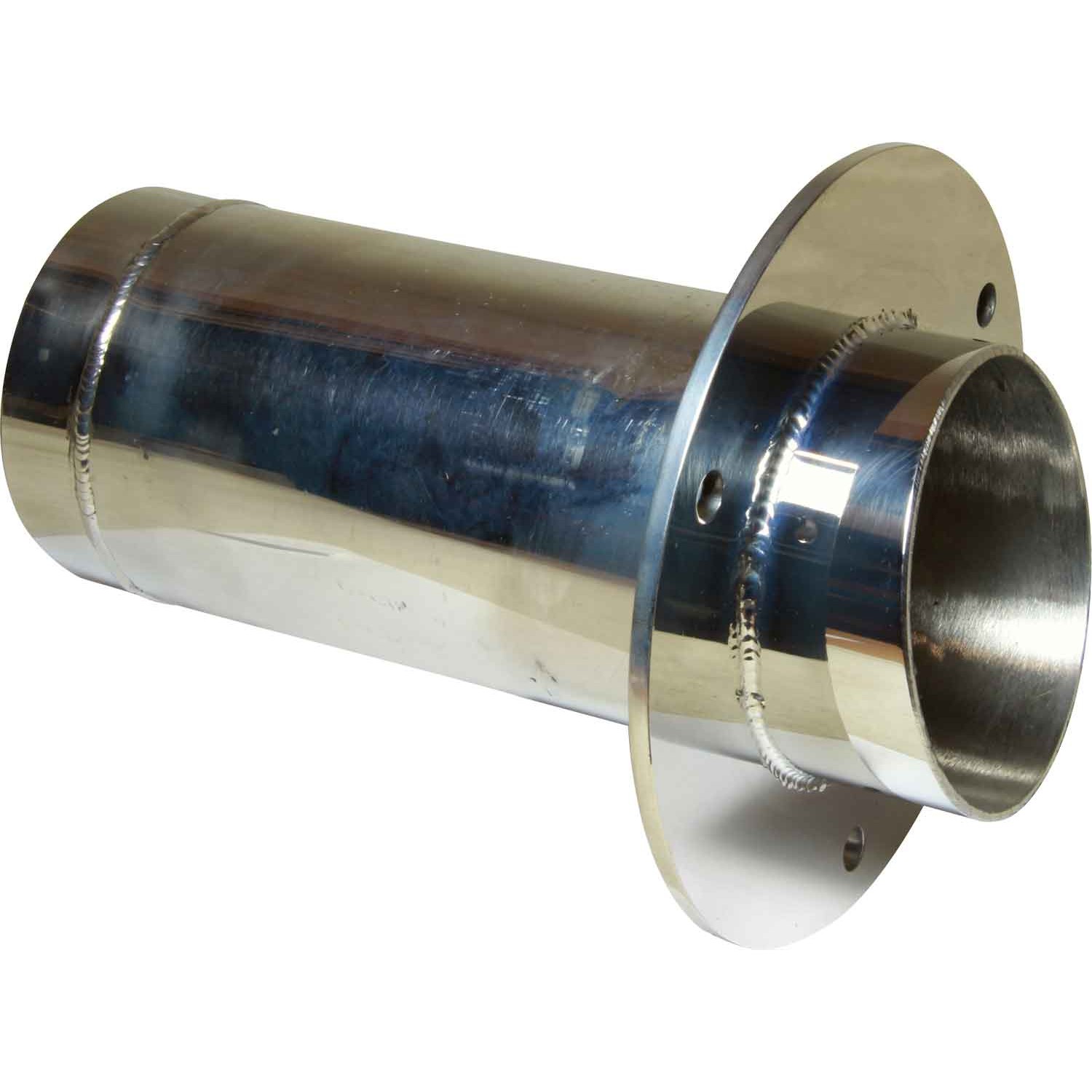 Seaflow Stainless Steel Exhaust Outlet (63mm ID Hose / Straight) 1 Seaflow Stainless Steel Exhaust Outlet