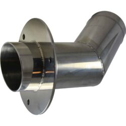 Seaflow Stainless Steel 45 Degree Exhaust Outlet